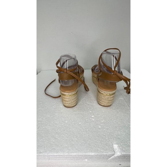 Bleecker & Bond womens size 7.5 Odette Espadrille Wedge Sandal gladiator style - Picture 14 of 16